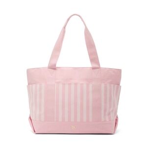 Victoria's Secret Tote Bag in Pink Stripes